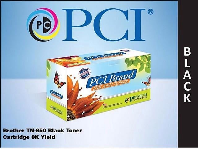 Brother PCI Brand Alternative for Brother TN850 Toner Cartridge