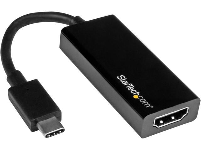 StarTech. com CDP2HD USB-C to HDMI Adapter - 4K 30Hz - USB 3.1 Type-C to HDMI Adapter - USB C to HDMI Dongle - Monitor Adapter - Black (CDP2HD)