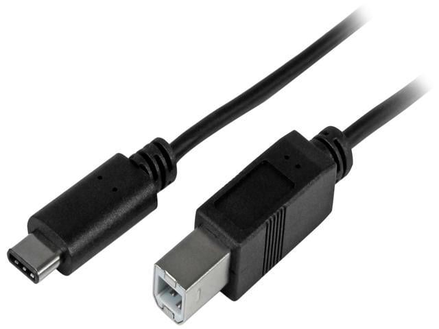 StarTech USB2CB2M 2m 6 ft. USB C to USB B Cable - USB 2.0 - USB Type C Printer Cable M/M - USB 2.0 Type-C to Type-B Cable
