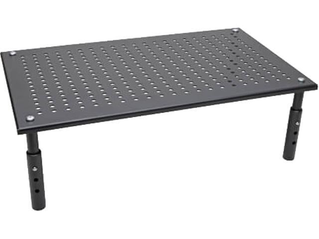 Tripp Lite Monitor Riser Stand Desktop Metal Height Adjustable Black 18X11in