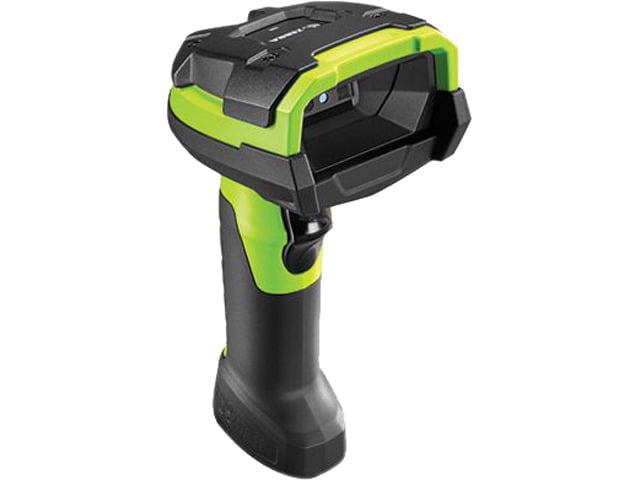 Zebra DS3678-SR Ultra-Rugged Handheld Cordless 1D/2D Barcode Scanner, FIPS, Vibration Motor, Standard Cradle USB Kit, Industrial Green -...