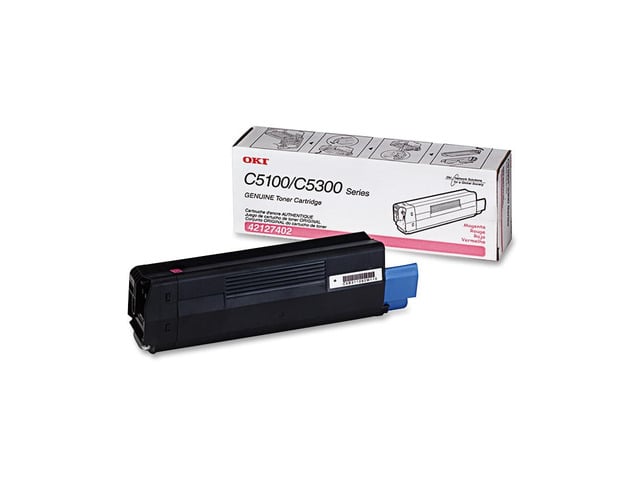 Oki Data 42127402 High Yield Toner Cartridge - Magenta