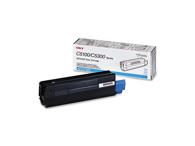 Oki Data 42127403 High Yield Toner Cartridge - Cyan