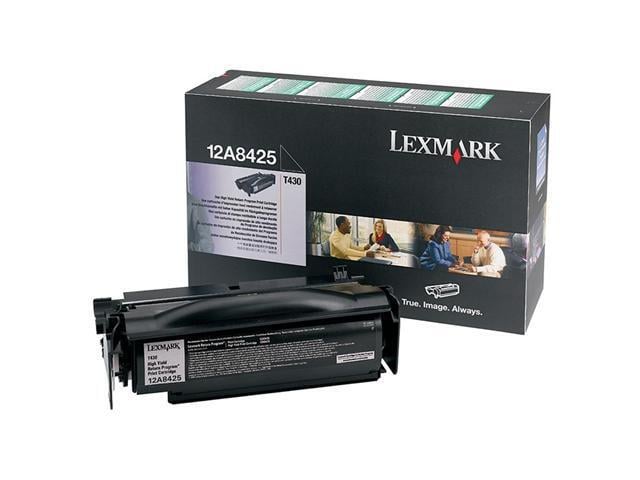 Lexmark 12A8425 High Yield Return Program Toner Cartridge - Black