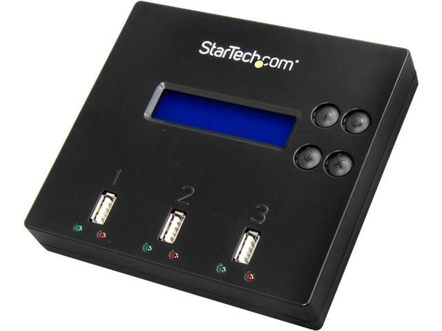 StarTech USBDUP12 1:2 Standalone USB 2.0 Flash Drive Duplicator and Eraser - USB Stick Duplicator - Flash Drive Copier - USB Flash Drive Eraser