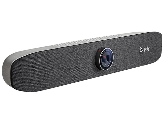 Poly Studio P15 Personal Video Bar (Plantronics + Polycom) - Complete Audio + Premium 4K Webcam Solution - Camera, Mics & Speaker - Home...