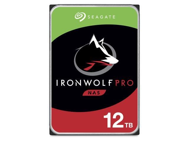Seagate IronWolf Pro 12TB NAS Hard Drive 7200 RPM 256MB Cache CMR SATA 6.0Gb/s 3.5' Internal HDD ST12000NE0008