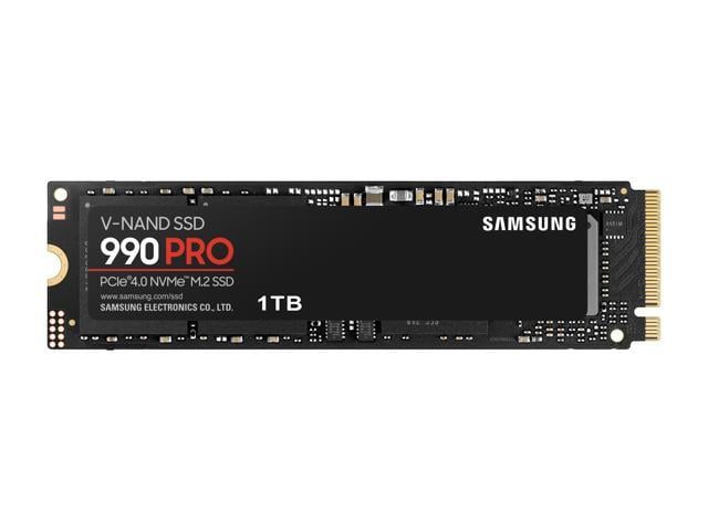 SAMSUNG 990 PRO SSD 1TB PCIe 4.0 M.2 2280 Internal Solid State Hard Drive, Seq. Read Speeds Up to 7,450 MB/s for High End Computing, Gaming, and...