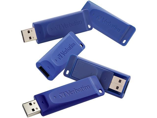 Verbatim 8GB USB Flash Drive (Blue, 5-Pack)