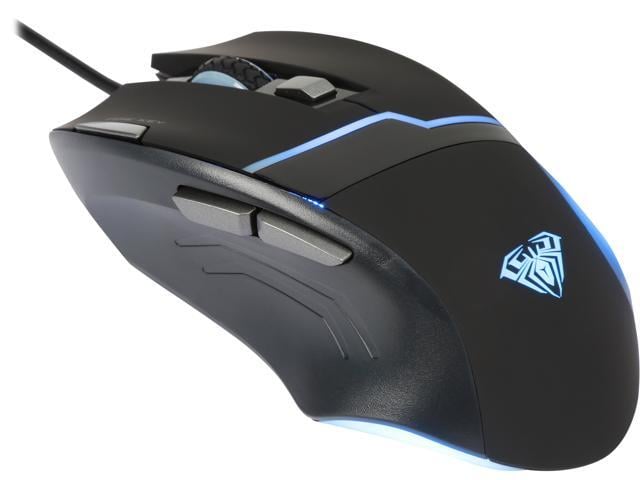 AULA SI-9008 Black Wired Optical Gaming Mouse