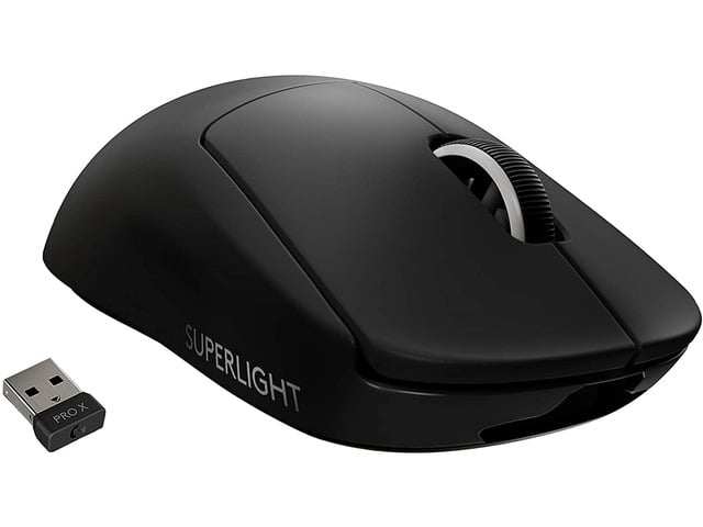 Logitech G PRO X SUPERLIGHT Wireless Gaming Mouse, Ultra-Lightweight, HERO 25K Sensor, 25,600 DPI, 5 Programmable Buttons, Long Battery Life,...