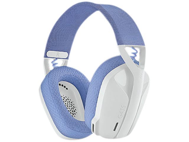 Logitech G435 LIGHTSPEED and Bluetooth Wireless Gaming Headset - Lightweight over-ear headphones, built-in mics, 18h battery, compatible with Dolby...