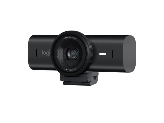 Logitech MX Brio Ultra HD 4K Collaboration and Streaming Webcam, 1080p at 60 FPS, Dual Noise Reducing Mics,Show Mode, USB-C, Webcam Cover, Works...