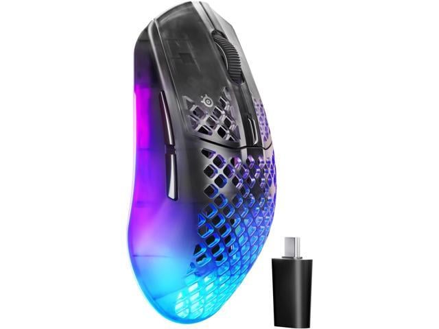 SteelSeries Aerox 3 Wireless Gen 2 - Super-Light 68g Gaming Mouse, 4K Polling, 26K DPI Optical Sensor, 200 Hour Battery, IP54 Water Resistant, 80m...