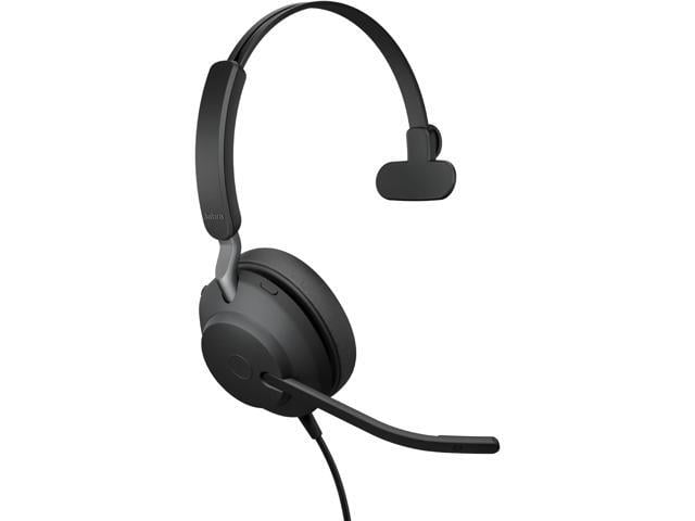 Jabra Evolve2 40 SE (2026 Version) Wired Mono Noise-Cancelling Headset - Features 3-Microphone Call Technology and USB-C/A Cable - UC, All...