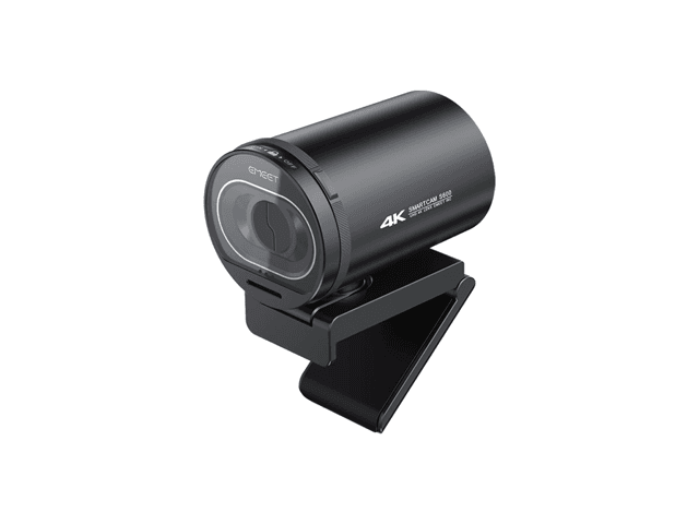 EMEET SmartCam S600 4K Ultra HD Webcam, 8MP, Fast Autofocus, 1080P 60FPS, Adjustable 40-73 Degree FOV, Dual Noise-Canceling Mics
