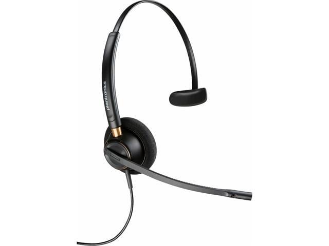 Poly EncorePro 510 with Quick Disconnect Monoaural Headset - TAA - Black 783Q1AA#ABA