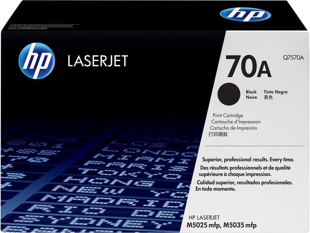 HP 70A LaserJet Toner Cartridge - Black