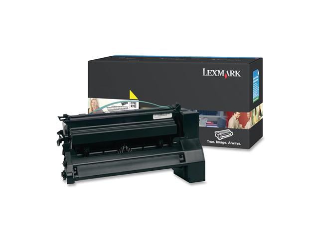 Lexmark C782U1YG Extra High Yield Return Program Toner Cartridge - Yellow