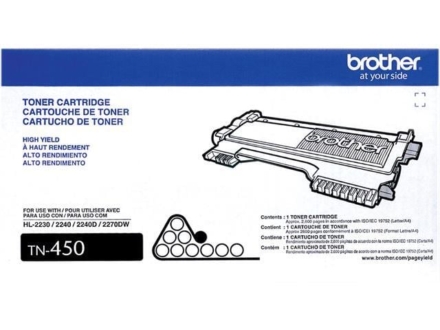 Brother TN450 High Yield Toner Cartridge - Black