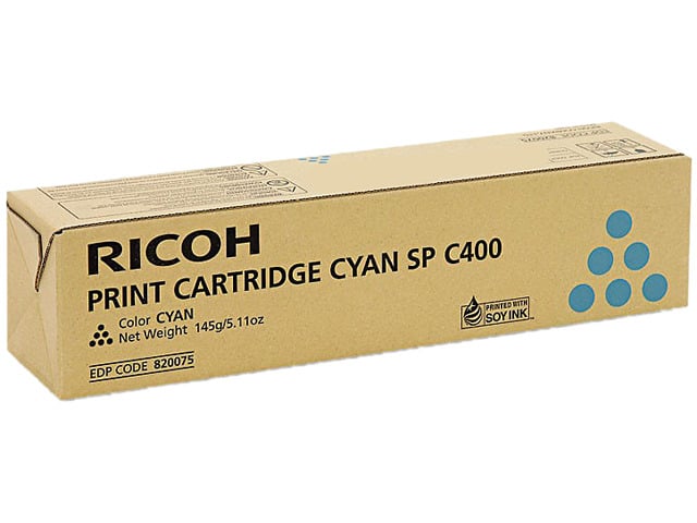 Ricoh 820075 Toner Cartridge Cyan