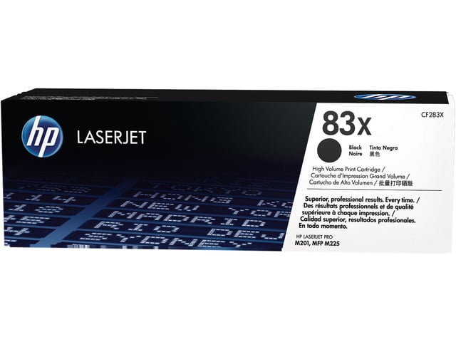 HP 83X High Yield LaserJet Toner Cartridge - Black