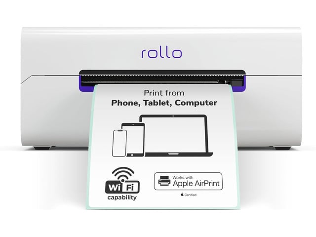 Rollo X1040 Wireless Shipping Label Printer - Wi-Fi Thermal Label Printer 4x6 for Shipping Packages - AirPrint from iPhone, iPad, Mac - Supports...