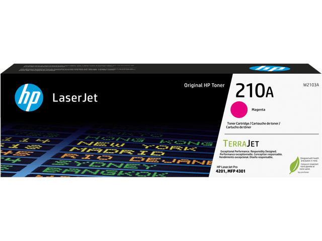HP 210A Magenta Original LaserJet Toner Cartridge - W2103A