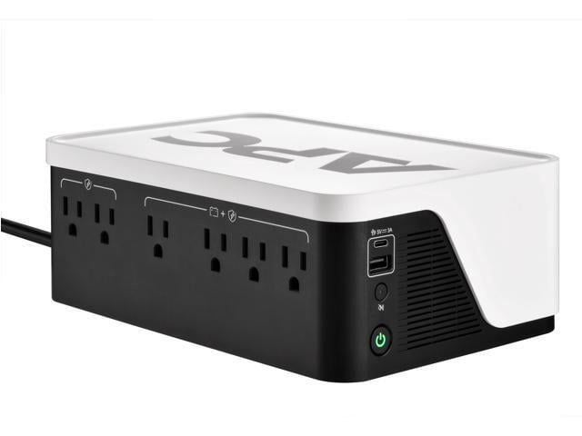 APC UPS Battery Backup, 500VA Backup Battery with 4 Outlets, Type C USB Charging, BE500G3 Back-UPS