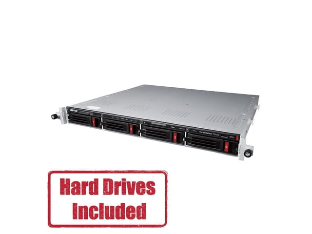 BUFFALO TeraStation 5420 4-Bay 32TB (4x8TB) Business Rackmount NAS Storage Hard Drives Included