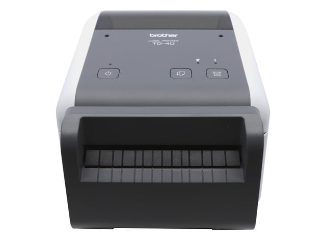 Brother TD-4420DNC Direct Thermal 4.3 Monochrome Desktop Label Printer - 203dpi - LAN - USB - Serial