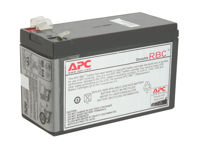 APC UPS Battery Replacement for APC Back-UPS Models BE500R, BE550MC, BK300C, BK350, BK500, BK500BLK, BK500M, BK500MC, BK500MUS, and SC420, SU420NET...
