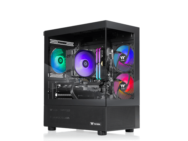 Thermaltake Gaming Desktop PC V17B-B650-96X-LCS AMD Ryzen 5 7600X 32GB DDR5 1TB NVMe SSD AMD Radeon RX 9060 XT Windows 11 Home