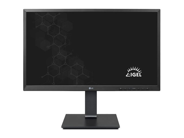 LG 24" 24CN650I-6N FHD IPS All-in-One Thin Client with Quad-core Processor, IGEL OS, Built-in FHD Webcam & Speaker