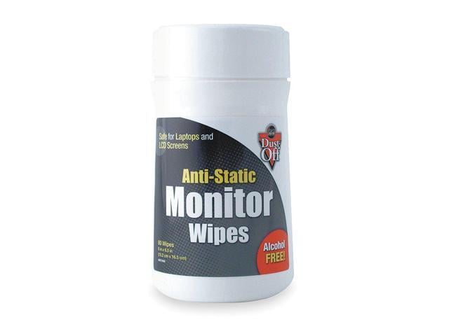 Falcon DSCT Premoistened Monitor Cleaning Wipes Cloth 6 x 6 80/Tub