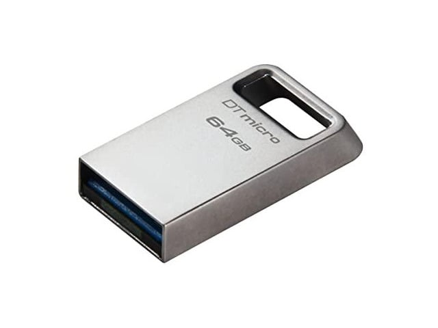 Kingston DataTraveler Micro USB Flash Drive DTMC3G264GB