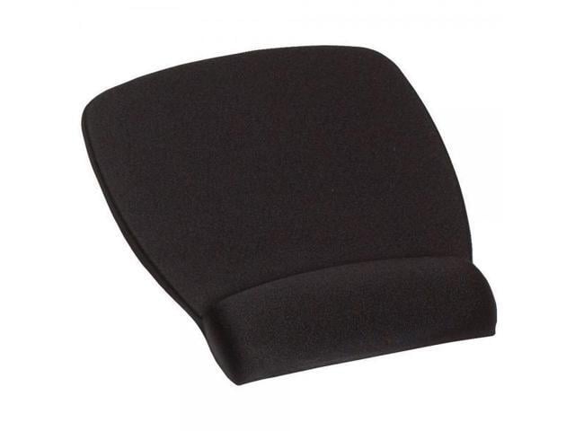 3M Foam Mouse Pad with Wrist Rest, Black, Antimicrobial Product Protection (MW209MB)