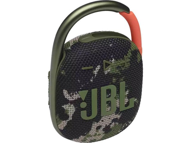 JBL Clip 4: Portable Speaker with Bluetooth, Built-in Battery, Waterproof and Dustproof Feature - Squad (JBLCLIP4SQUADAM)