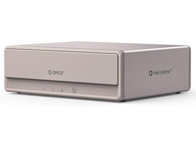 ORICO MetaHome NAS Storage, CyberData OS, HDD Slot * 2 + M.2 NVMe SSD Slot * 2, Remote Access & Smart Media Scraping, 2.5 GbE * 2(500MB/s for LAN...