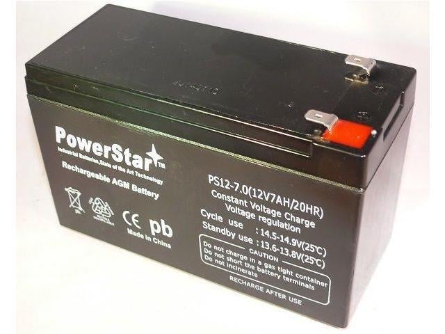 12VOLT 7AMP HOUR RECHARGEABLE SEALED LEAD ACID 12V 7AH BATTERY UPS ALARM BACKUP