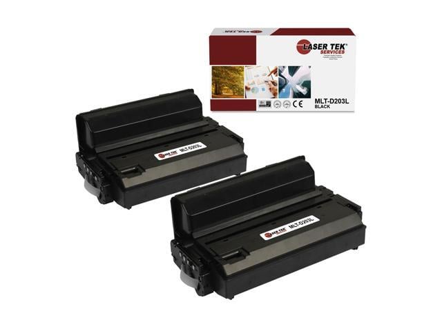 Samsung Laser Tek Services 2 Pack Replacement Samsung MLT-D203L Black High Yield Toner Cartridge