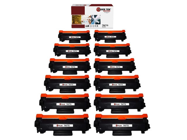 Laser Tek Services TN-770 Compatible Black Toner Cartridge TN-770 12PK