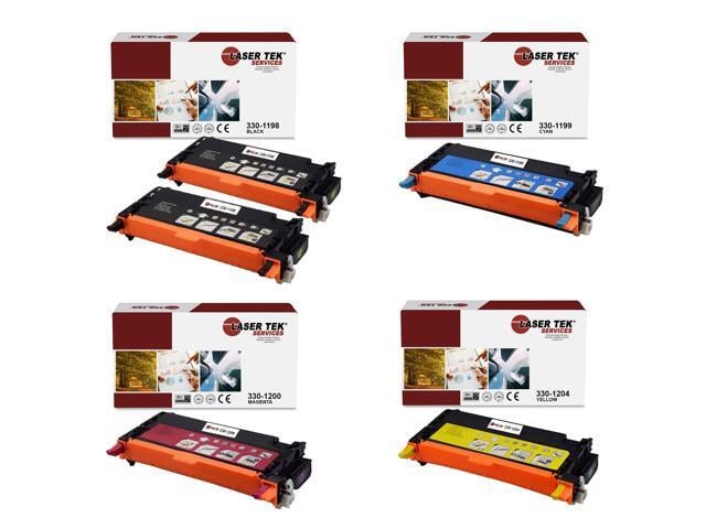 Dell 5Pk LTS 3130 B C M Y Compatible for Dell 3130 3130CN 3130CND Toner Cartridge