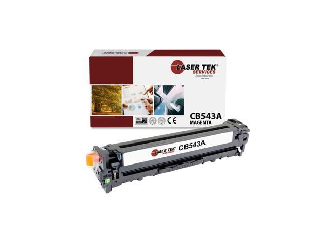 HP Laser Tek Services 125A Compatible Magenta Toner Cartridge for HP CB543A
