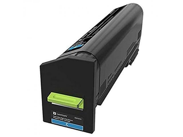 Lexmark 82K0UCG CX860 Ultra High Yield Cyan Return Program Toner Cartridge for US Government (55 000 Yield) (TAA Compliant Version of 82K1UC0)