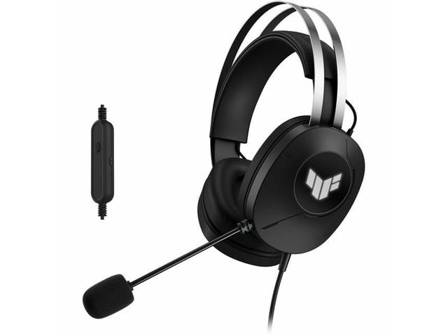 Asus TUF Gaming H1 Gen II Wired gaming headset with 40 mm ASUS Essence drivers, virtual 7.1 surround sound, TeamSpeak-certified microphone, plus...