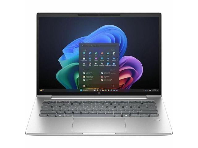 HP ProBook 4 G1q 14' Copilot+ PC Notebook - WUXGA - Qualcomm Snapdragon X X1-26-100 - 32 GB - 1 TB SSD - English Keyboard - Pike Silver - 1920 x...