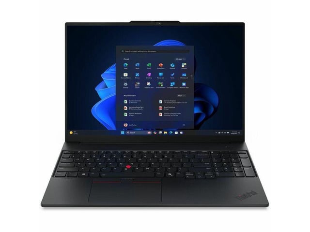 Lenovo ThinkPad E16 Gen 3 21TF001RUS 16' Touchscreen Notebook - Intel Core 5 210H - 16 GB - 512 GB SSD -Windows 11 Pro - Webcam - IEEE 802.11ax...