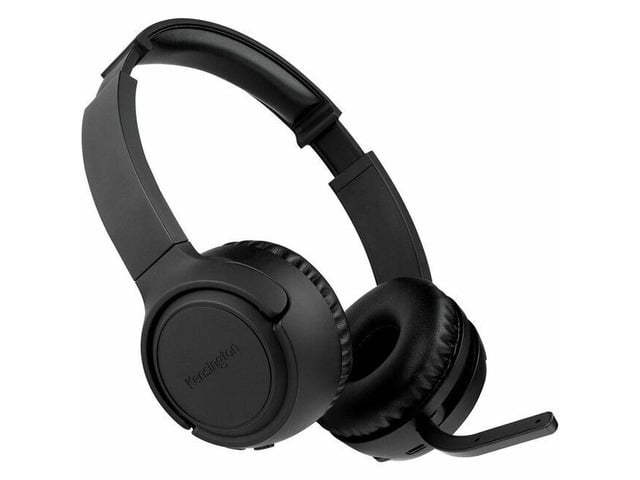 Kensington H1050 Bluetooth On-Ear Headset with Environmental Noise-Canceling Technology K80182WW - Black