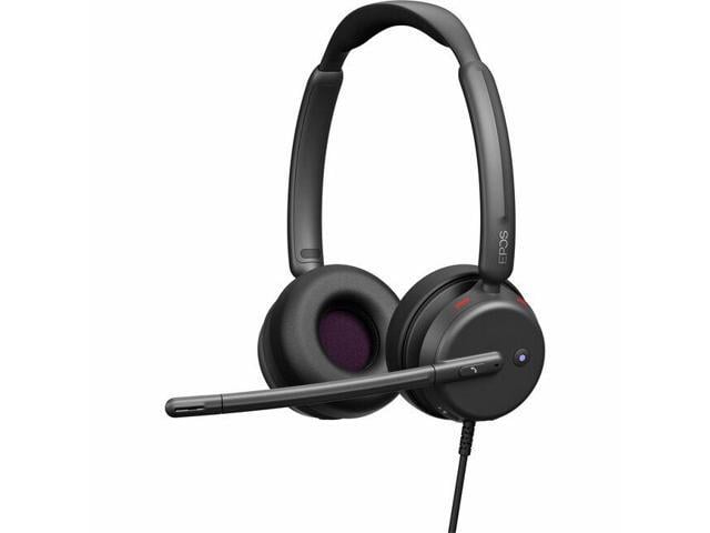 Microsoft Epos Impact 400 Headset - Microsoft Teams Certification - Stereo - USB Type A, USB Type C - Wired - 20 Hz to 20 kHz - Over-the-head, On-ear -...